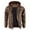 Brown, variant on Mens Jacket Coat Pu Hooded Outdoor Casual Leather Style Mens Jackets Y2K,Brown,XL