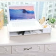 Gong 48CM Monitor Increased Shelf Office Desk Storage Finishing Rack
