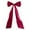 Red, variant on Giant 4 Ft Pink Velvet Christmas Bow – Oversized Tree Topper, Window, Wall & Mantle Decoration, Indoor & Outdoor Holiday Décor, Valentine’s & Xmas Decoration (1 Count)