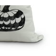 thumbnail image 2 of Pumpkin Duo 16 Inch Cream Halloween Print Decorative Throw Pillow, 2 of 2