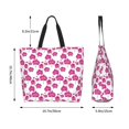 thumbnail image 5 of Kdxio Orchids Flowers Casual Tote Bags Women Big Capacity Shoulder Bag for Women Travel Shoulder Bags Handbags, 5 of 8