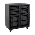 thumbnail image 2 of Space Solutions Armoire de Rangement en Métal Mobile 36x30x18 Noir/graphite, 2 of 3