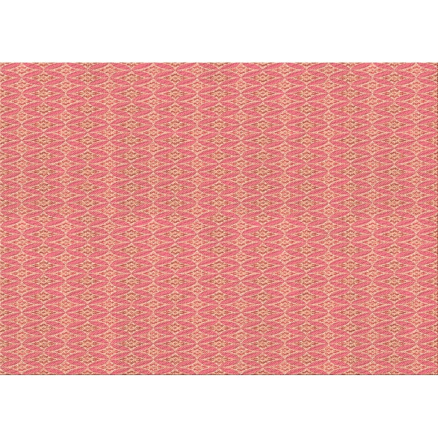 Ahgly Company Tapis d'Intérieur Lavables en Machine Rectangle Transitionnel Rouge Cramoisi, 6' x 9'