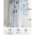 thumbnail image 6 of Blue Beige Coastal Sheer Curtains 54 Inch Length 2 Panels Set for Living Room/Bedroom, Beach Starfish Summer Eucalyptus Ombre Kitchen Curtains Grommet Semi-Sheer Curtains Window Treatments 42"x54"x2, 6 of 7
