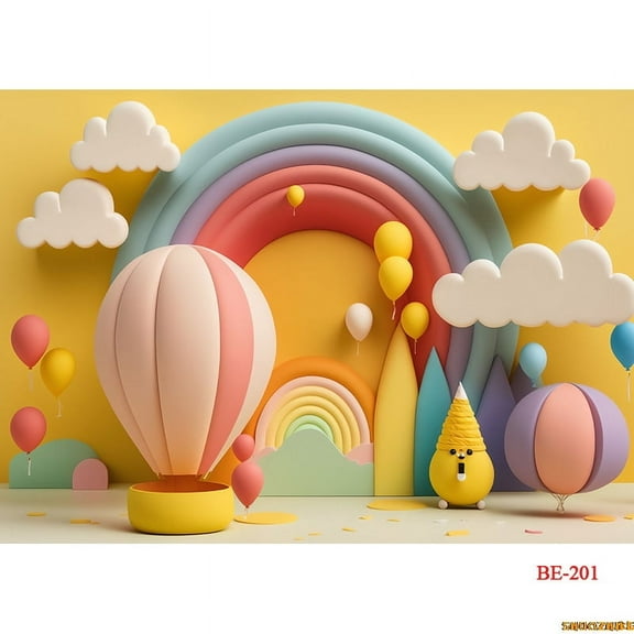 Beautiful rations For Baby Shower Party Photography Backdrops Props Birthday Childr Newborn Photo Studio Background BE-01