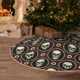 thumbnail image 5 of Sikiie Skulls And Red Eyeballs Christmas Tree Skirt, Christmas Tree Decorations, Christmas Decor, Tree Mat Decoration(30-48IN)-36", 5 of 6
