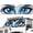 Blue Eyes, variant on Garronmavis Skeleton Windshield Sun Shade Compatible with Wrangler JK JKU TJ 1997-2018, Foldable Windshield Sunshade Sun Visor Blocks UV Rays