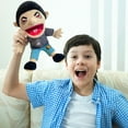 thumbnail image 5 of Jeffy Puppets Plush Toys 23.6" Jeffy's Family Soft Plush Toy, Soft Plush Toy Hand Puppet for Play House Jeffy Hat Hand Puppet Game for Kids Girls Boys Birthday Gifts, 5 of 7