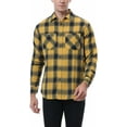 thumbnail image 5 of WARHORSEE Flannel Shirt for Men Long Sleeve Regular Fit Button Down Casual Plaid Shirt, 5 of 12