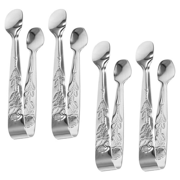 HONITANO Ice Cube Tong Classic Design For Bartenders Bar Gatherings 4Pcs 4.13X1.97X0.79In