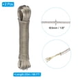 thumbnail image 2 of Uxcell Plastic Coated Clothesline, 2 Pack 1/8Inch x 66FT Steel Core Clothes Lines Clear, 2 of 5