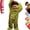 Green, variant on Kintue Goofy Onesie Adult Big Mouth Monster, Plush Halloween Pajamas with 3D Hood, Cozy Loungewear for Couples Family Matching Sets (No Shoes Included)