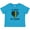 Turquoise, variant on Inktastic Dispatcher Daddy Gold Line Emergency Boys or Girls Baby T-Shirt