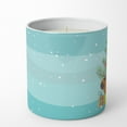 thumbnail image 3 of Carolines Treasures BB9252CDL 3.75 x 3.25 in. Unisex American Lamancha Goat Christmas 10 oz Decorative Soy Candle, Teal, 3 of 5
