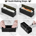 thumbnail image 5 of Máquina para hacer sushi, molde para hacer sushi en casa, prensa de plástico, herramienta para hacer sushi, kit fácil para hacer sushi, juego de sushi, 10 piezas, 5 of 5