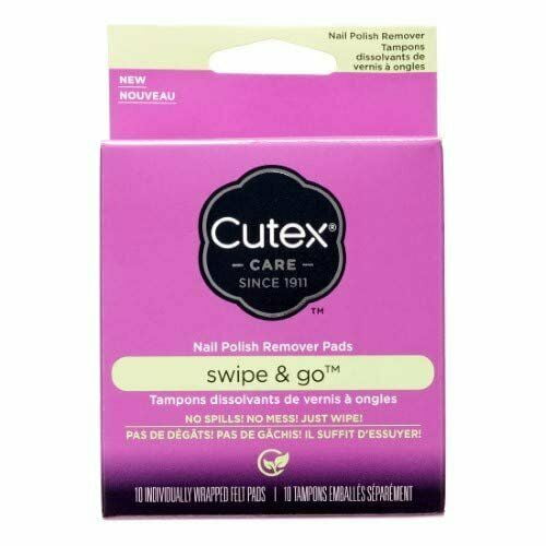 Cutex Swipe and Go Nail Polish Remover Pads Pack of 4