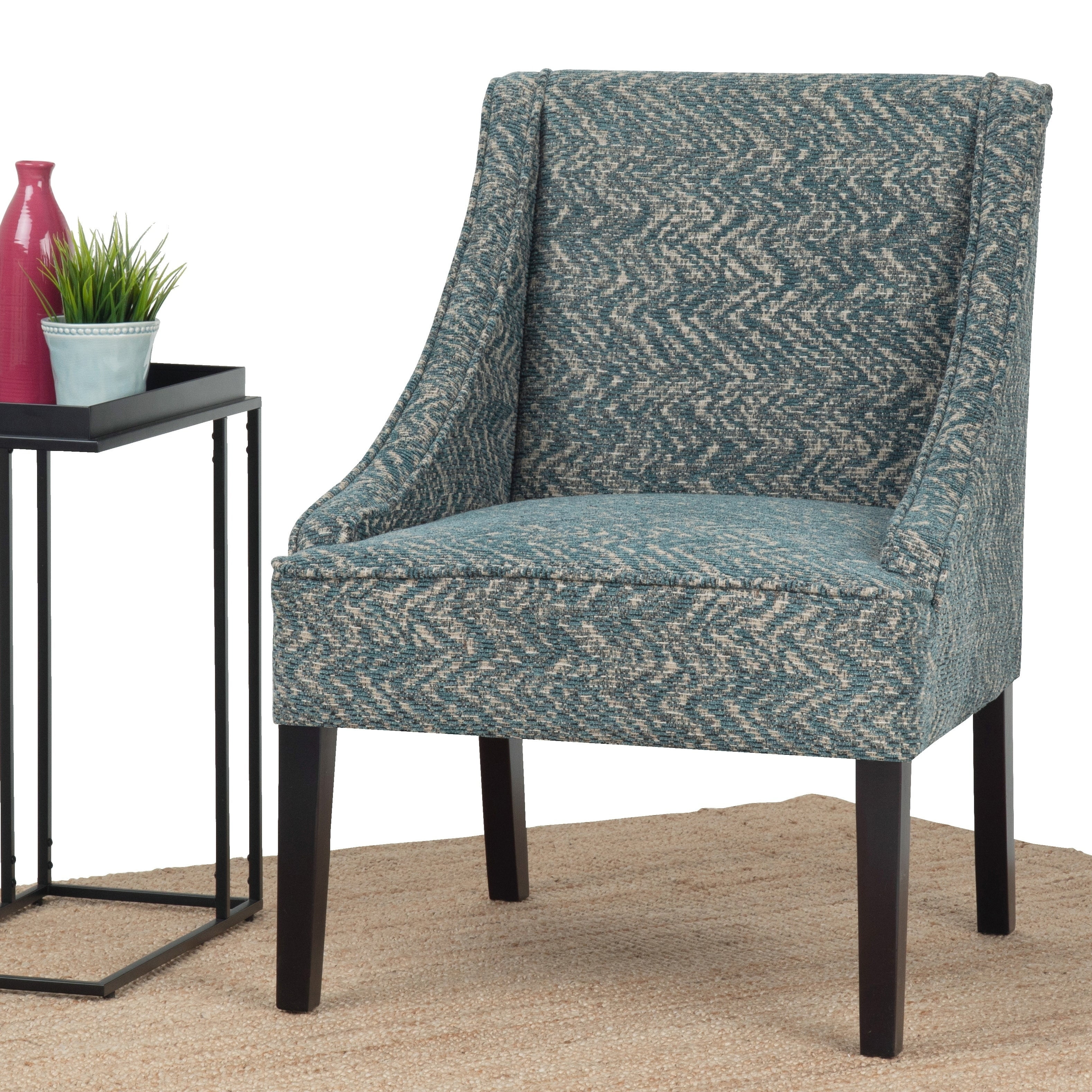 WyndenHall Lilith 25 inch Wide Transitional Accent Armchair in