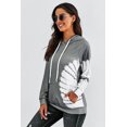 thumbnail image 2 of POGLIP Women's Gray Oversized Pocket Front Hoodie, 2 of 6