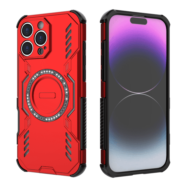 Funda GANGXUN para iPhone 16 Pro Max , magnética, resistente a golpes, con soporte, unisex, carga inalámbrica