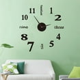 thumbnail image 4 of MERILER DIY Mirror Surface Wall Clock Kit with Acrylic Number Sticker, Easy to Install Large Wall Clock Perfect for Living Room Decoration, 4 of 7
