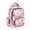 Pink Cherry Blossom Cat, variant on HUIACONG Blue Shark Print School Backpack for Kids Age 5-16, Water Resistant Bookbag with Adjustable Cushioned Straps, Multi Pockets Lightweight Sturdy Daypack for School Travel