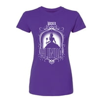 Wicked - Glinda Silhouette - Juniors Fitted Graphic T-Shirt