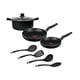 thumbnail image 1 of Batería de Cocina T-fal Vital 8 Piezas Color Negro Modelo 5821100-NEGRO, 1 of 5