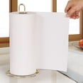 thumbnail image 6 of Gold Paper Towel Holder Countertop, RUseeN, Kitchen Paper Towel Stand Holder for Kitchen Organization and Storage, Paper Towel Holders for Standard and Large Size Rolls (Gold), 6 of 7