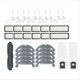 thumbnail image 2 of Cepillo de Goma para D10 Plus Gen 2 RLD32GD, Repuestos, Accesorios, 10 Cepillos Laterales, Filtro HEPA, Paño de Fregona, Bolsa para Polvo., 2 of 5