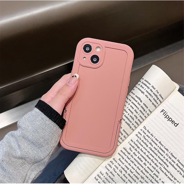 Liquid Soft Phone Case Compatible With Iphone 13 /pro /pro Max With Nvisible Stand