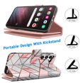 thumbnail image 4 of Takfox Galaxy S23,S23 Plus,S23 Ultra Wallet Phone Case,Takfox PU Leather Magnetic Detachable Card Holders Shockproof Kickstand Protective [Flip Folio Cover] for Samsung Galaxy S23 Plus 5G - Marble, 4 of 6