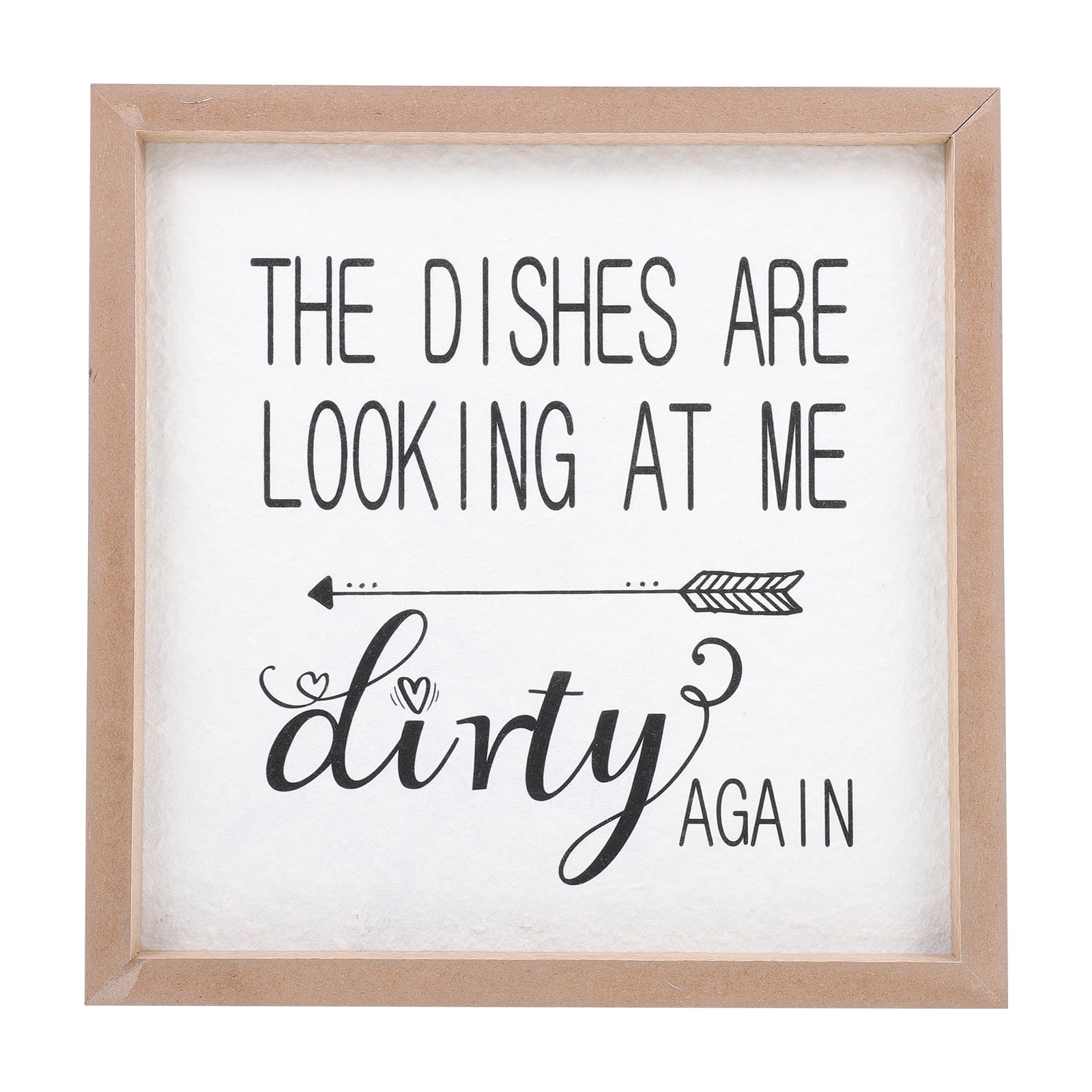 Kitchen Sign Decor Funny Signs Wall Farmhouse Hands Bathroom Sink Board