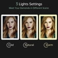 thumbnail image 4 of Espejo de maquillaje FUNTOUCH recargable con 72 luces LED 1X/5X, 4 of 7
