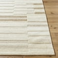 thumbnail image 4 of Hauteloom Tavia Wool Living Room, Bedroom Area Rug - Contemporary - Light Silver, Ash - 18" x 18" Sample, 4 of 6