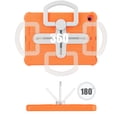 thumbnail image 6 of Case for iPad 9th/8th/7th Generation 10.2 inch Case with Shoulder Strap, Shockproof Handle Kickstand, Orange, 6 of 7