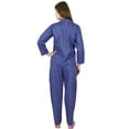 thumbnail image 2 of Bimba Blue Cotton Night Heart Print Pajama Set Long Sleeve Shirt with Pyjamas, 2 of 5