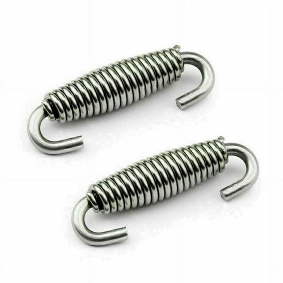 Premium Exhaust Spring Set - 2 Pack | 64mm Stainless Steel Ti E1 |