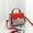 Red, variant on New Luxury Designer Shoulder Bag For Women Pu Leather Crossbody Messenger Female Bags Fashion Plaid Pattern Ladies Handbags
