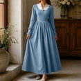 thumbnail image 4 of Colonial Dress for Women Modest Prairie Colonial A Line Dress Civil War Dresses Pioneer Costume Dress, 4 of 10