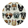 thumbnail image 2 of PIKWEEK Animal Dogs Round Tablecloth with Elastic Edge Tablecloth Spill Proof Washable Table Cover for Kitchen Dining Party Outdoor Decor, 2 of 7
