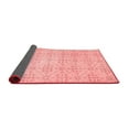 thumbnail image 2 of Ahgly Company Indoor Square Abstract Red Contemporary Area Rugs, 6' Square, 2 of 4