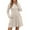 C-Beige225, variant on DHFJKG Sweater Dress For Women Bohemian Knit Ribbrd Solid Color Long Sleeve Round Neck Mini Dress With Pockets Versatile Dresses