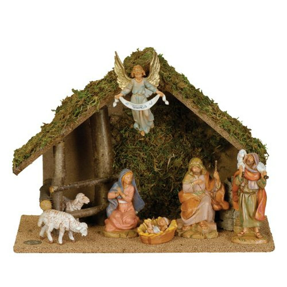 Fontanini by Roman Figure Centennial Nativity Set with Italian set 7