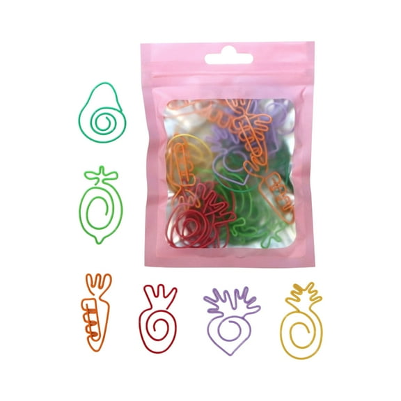 Creative Paper Clip Multicolored Metal Paper Clamp Bookmarks Clips For Holding Photo Envelopes File Document Postcard