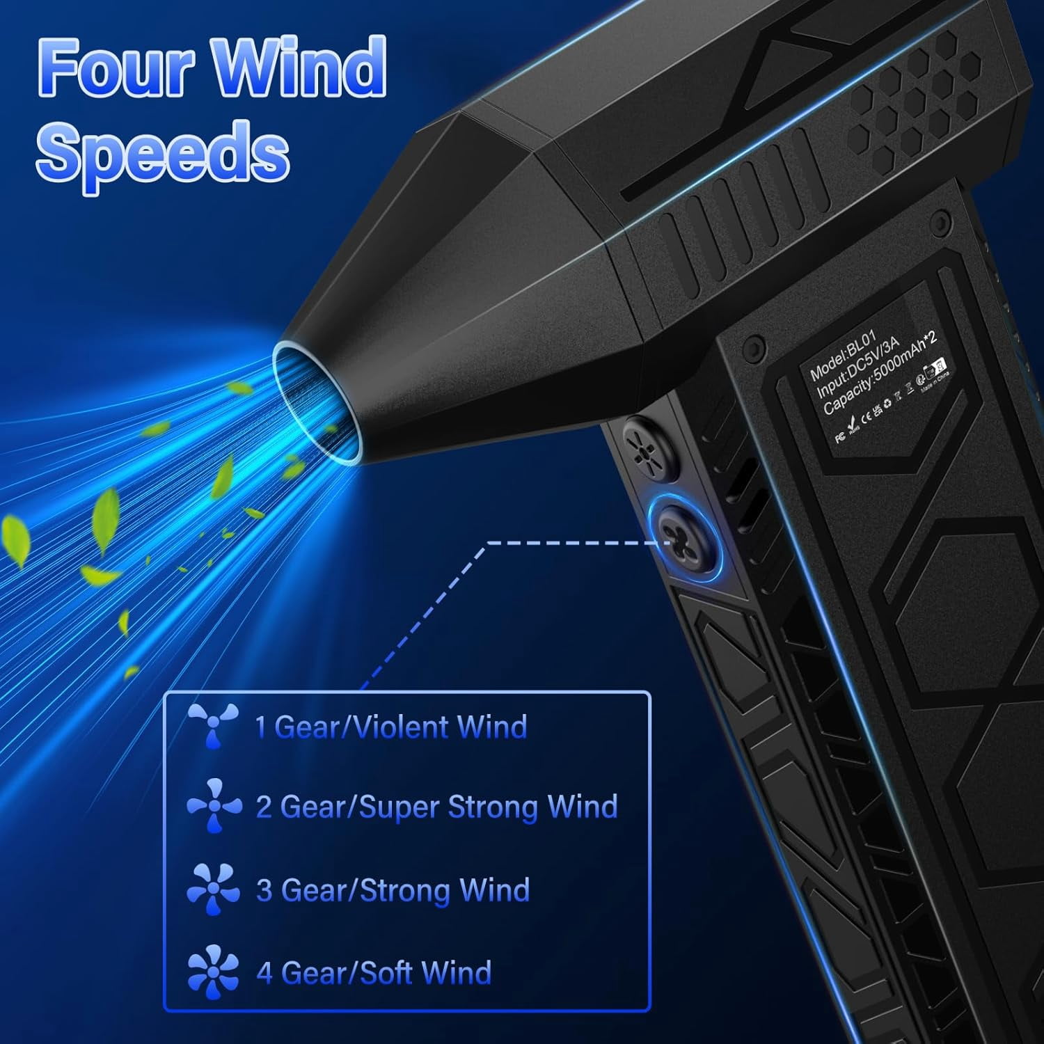 Compressed Air Duster,Dust Cleaner for Car,Computer,Keyboard,Camera,Desk,Laptop,Mini Electric Blower for Yoga Ball,Balloon,Air Bed.