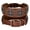 Brown, variant on Pet Artist 2 Inch Wide Dog Collars Retro Studded Real Leather Large Pet Collars Heavy Duty Rottweiler L XL XXL