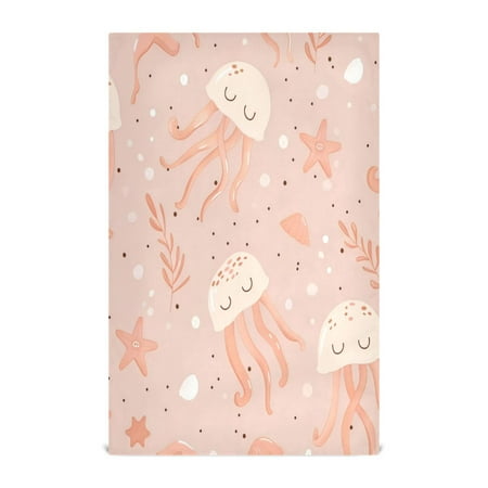 

Kitchen Towel 28x18 Inches x1，Plate Towel Decorative Towel Napkin Tea Towel Tea Towels For Kitchen Dish Cloths & Dish Towels Pink Jellyfish