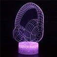 thumbnail image 2 of Iumwxz Lamp Light Musical Instrument Night Light Led Colorful 16-Color Remote Control Desk Lamp Floor Lamp Room Decor White Pc＋Abs, 2 of 3