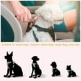 thumbnail image 2 of Cinturón de seguridad para perros en el coche, cinturón de seguridad ajustable para perros pequeños y grandes, negro, hermoso y profesional, 2 of 5