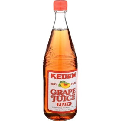 (Pack Of 6) Kedem Juice Peach Grape 22 Fo